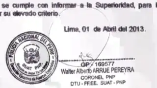 Documento probaría que Humala sabía del resguardo a casa de López Meneses