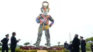 Miraflores: vecinos protestan contra polémica escultura de José Tola