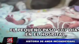 Video de bebé prematuro de 700 gramos se vuelve viral en redes sociales