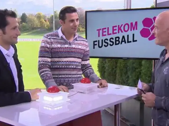VIDEO: Claudio Pizarro y Hasan Salihamdizic se divierten en concurso televisivo