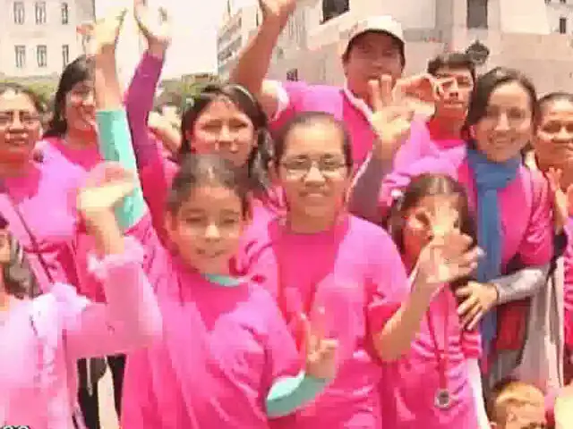Niños de provincias pasearon por Lima tras ganar concurso "Los abuelos ahora"
