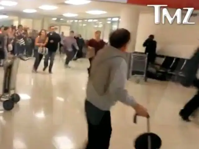 Revelan impactantes imágenes del tiroteo en el aeropuerto de Los Ángeles