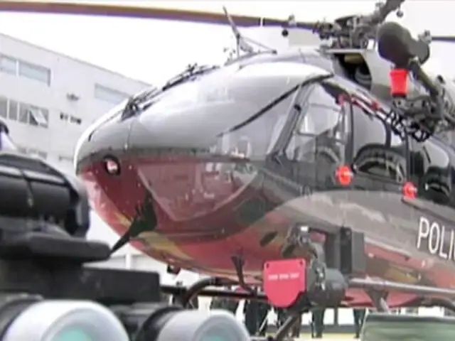Presentan ‘helicóptero inteligente’ para la lucha contra la delincuencia