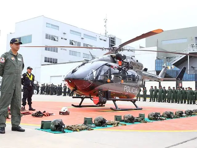 Presentan nuevo helicóptero de la Policía que reforzará la seguridad ciudadana