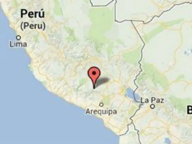 Sismo de 4,1 grados remece localidad de Cabanaconde en Arequipa