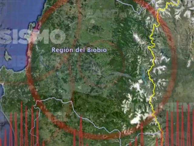 Chile: Sismo de 5.1 de magnitud sacude ciudades cerca de la provincia de Arauco