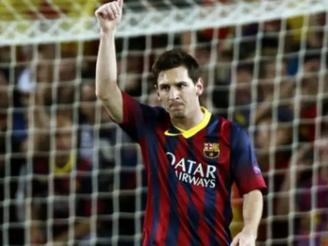 Prensa española a los pies de Messi tras su doblete ante Milan