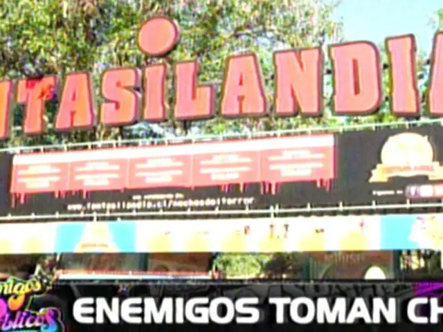 Enemigos toman Chile: diviértase en las montañas rusas de 'Fantasilandia'