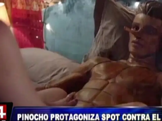 Erótico spot de 'Pinocho' sobre el sida causa sensación en redes sociales