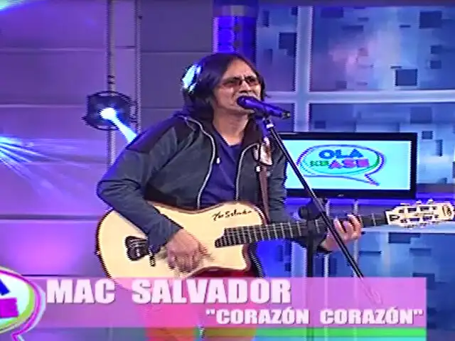 Mac Salvador despide la semana de Ola ke Ase con su canción ‘Corazón corazón’