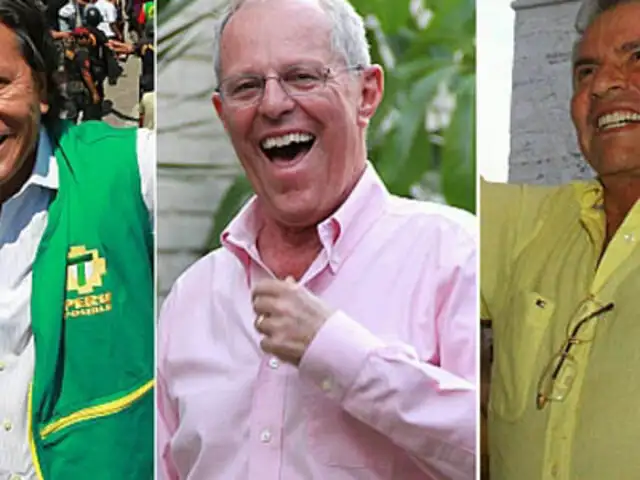 Toledo, Castañeda y Kuczynski no votaron por estar fuera de Lima