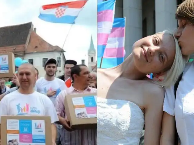 Polémica en Croacia por referéndum que prohibe matrimonio gay