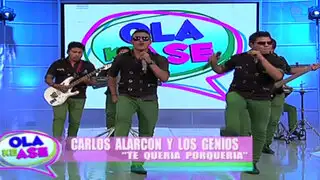 Carlos Alarcón y Los Genios nos cantan su nuevo éxito ‘Te quería porquería’