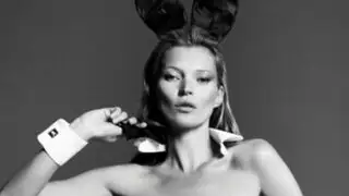 Kate Moss se luce al desnudo para el 60 aniversario de Playboy