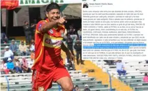 Checho Ibarra envió emotiva carta a sus hinchas ante posible retiro del fútbol