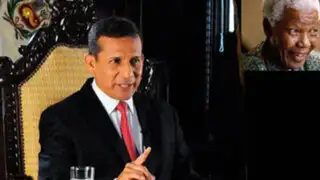 Humala pide a nuevas generaciones recoger legado de Nelson Mandela