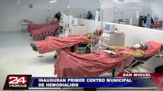 San Miguel inauguró primer Centro de Hemodiálisis Municipal del Perú