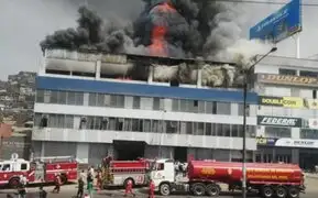 La Victoria: Empresa dueña de inmueble asegura que incendio fue un "hecho fortuito"