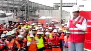 Junín: Presidente inauguró operaciones de proyecto cuprífero Toromocho