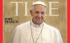 Papa Francisco fue elegido como la "Persona del año 2013" por la revista Time
