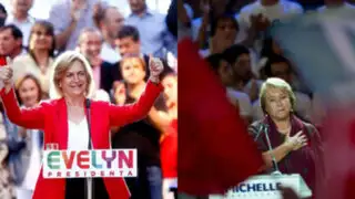 Chile: Matthei y Bachelet cerraron sus campañas rumbo a la segunda vuelta