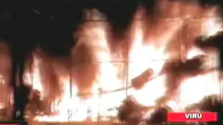 Fuegos artificiales ocasionan gran incendio en la Municipalidad de Virú