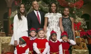 Duendecillos se robaron el show en concierto navideño de la familia Obama