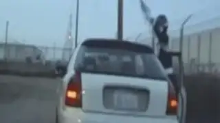 VIDEO: policía se enfrenta a ‘Power Ranger’ tras tenaz persecución