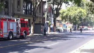 Chile: fuga de gas obliga cerrar estación del Metro de Santiago y evacuar edificios