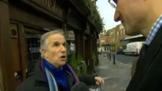 VIDEO: un reportero de la BBC encuestó a ‘Fonzie’ sin saber quién era