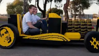 VIDEO: así diseñaron el auto de Lego que funciona impulsado solo por el aire