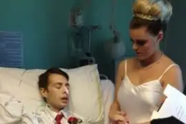 Hombre que decidió casarse en el hospital conmociona al Reino Unido