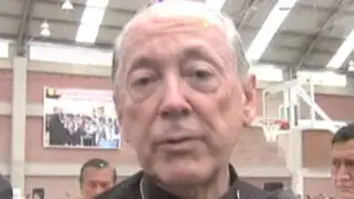 VIDEO: Cardenal Cipriani celebró la Navidad con niños de Manchay