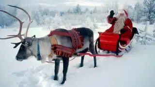 Papá Noel logró autorización oficial para entrar con sus renos a EEUU