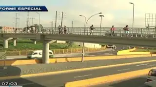 Denuncian falta de señalización en intercambio vial del puente Alipio Ponce