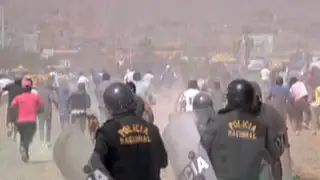 Jicamarca: pobladores desataron violento enfrentamiento por intento de desalojo