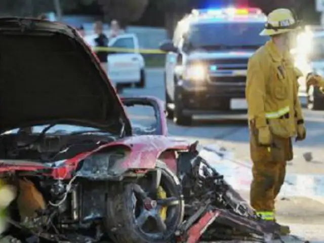VIDEO: el instante luego del accidente del actor Paul Walker