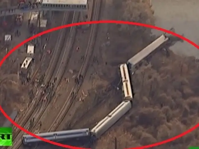 Tragedia en EEUU: descarrilamiento de tren deja 4 muertos y 67 heridos