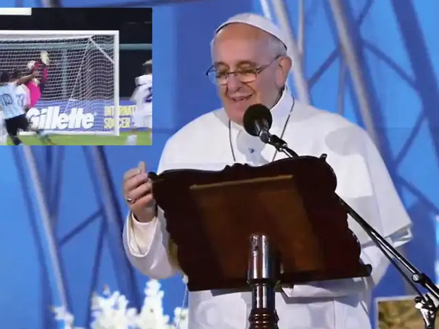 Papa Francisco "alienta" a la selección argentina para Mundial Brasil 2014