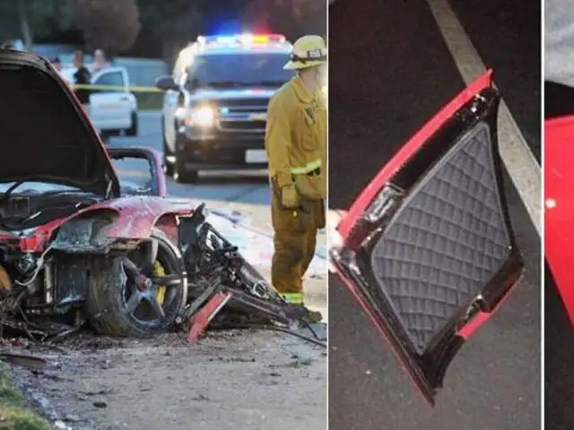 Detienen a sujeto que robó partes del auto en el que murió Paul Walker