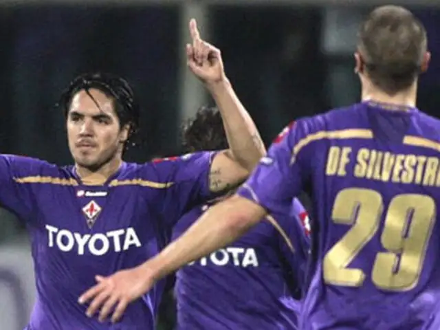 Juan Manuel Vargas contribuyó en goleada de la Fiorentina sobre Bologna
