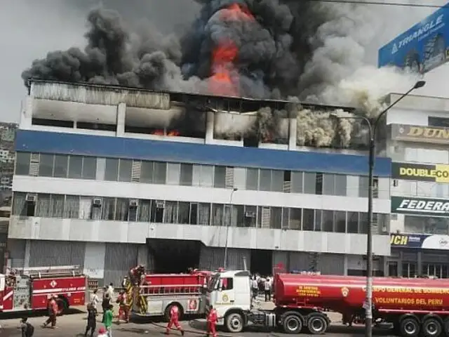 La Victoria: Empresa dueña de inmueble asegura que incendio fue un 