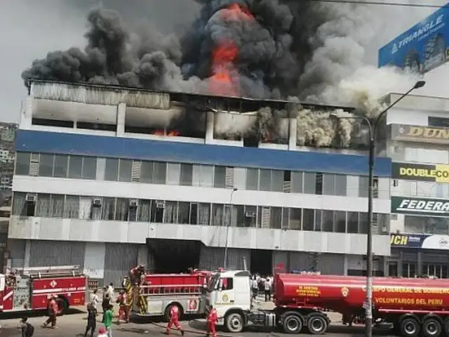 La Victoria: Empresa dueña de inmueble asegura que incendio fue un