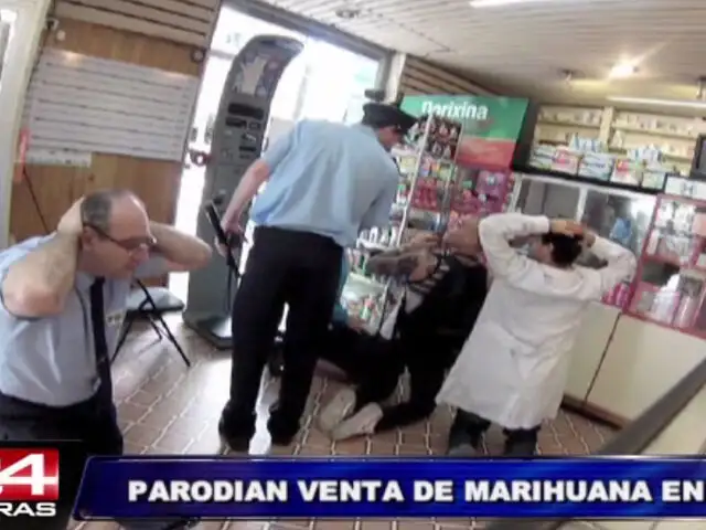 VIDEO: parodian cómo sería la venta de marihuana en farmacias de Uruguay