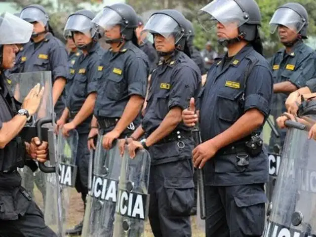 Pese a anunciada paralización, policías laboran con normalidad en Lima