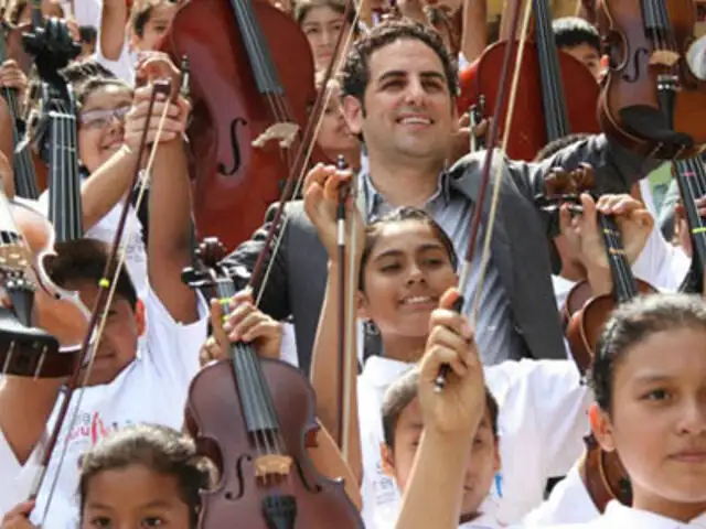 Niños del Programa Sinfonía por el Perú darán concierto navideño