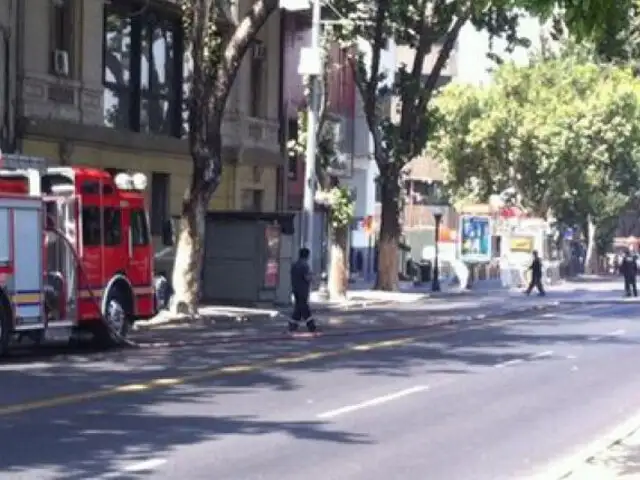 Chile: fuga de gas obliga cerrar estación del Metro de Santiago y evacuar edificios