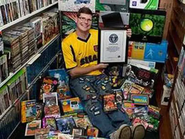 EEUU: joven rompe récord Guinness con colección de 10.607 videojuegos