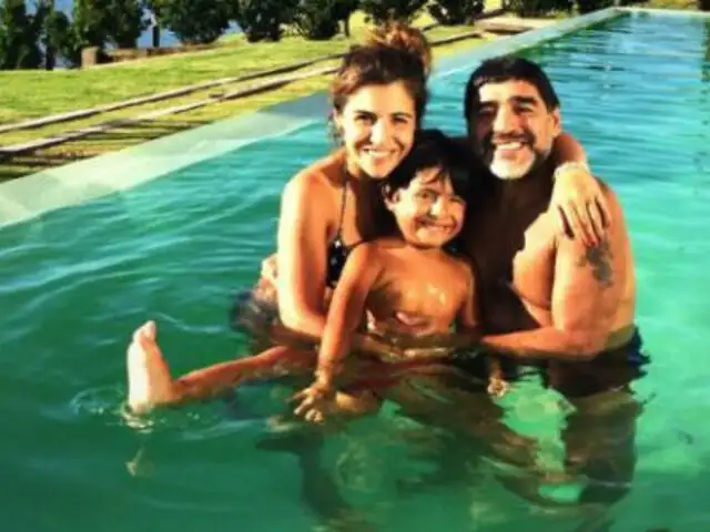 El retorno del Diego: Maradona viajó a Argentina para recibir la Navidad en familia