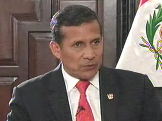 Presidente Humala: Lo importante será que el fallo de La Haya se ejecute
